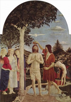 100 の偉大な芸術 Painting - ピエロ・デラ・フランチェスカ「キリストの誕生」